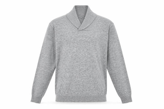 seppala Mens Grey  Knit Pullover Jumper Size M