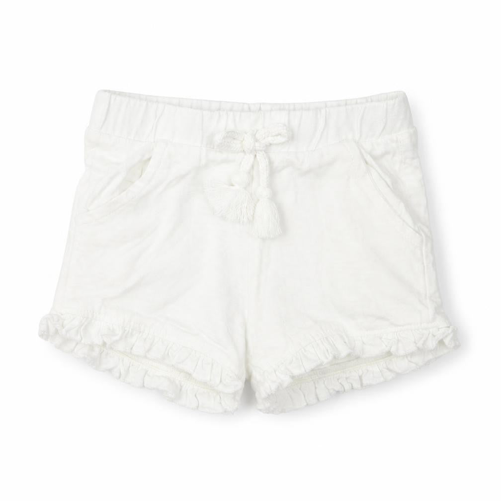 F&F Girls White   Cropped Trousers Size 12-18 Months