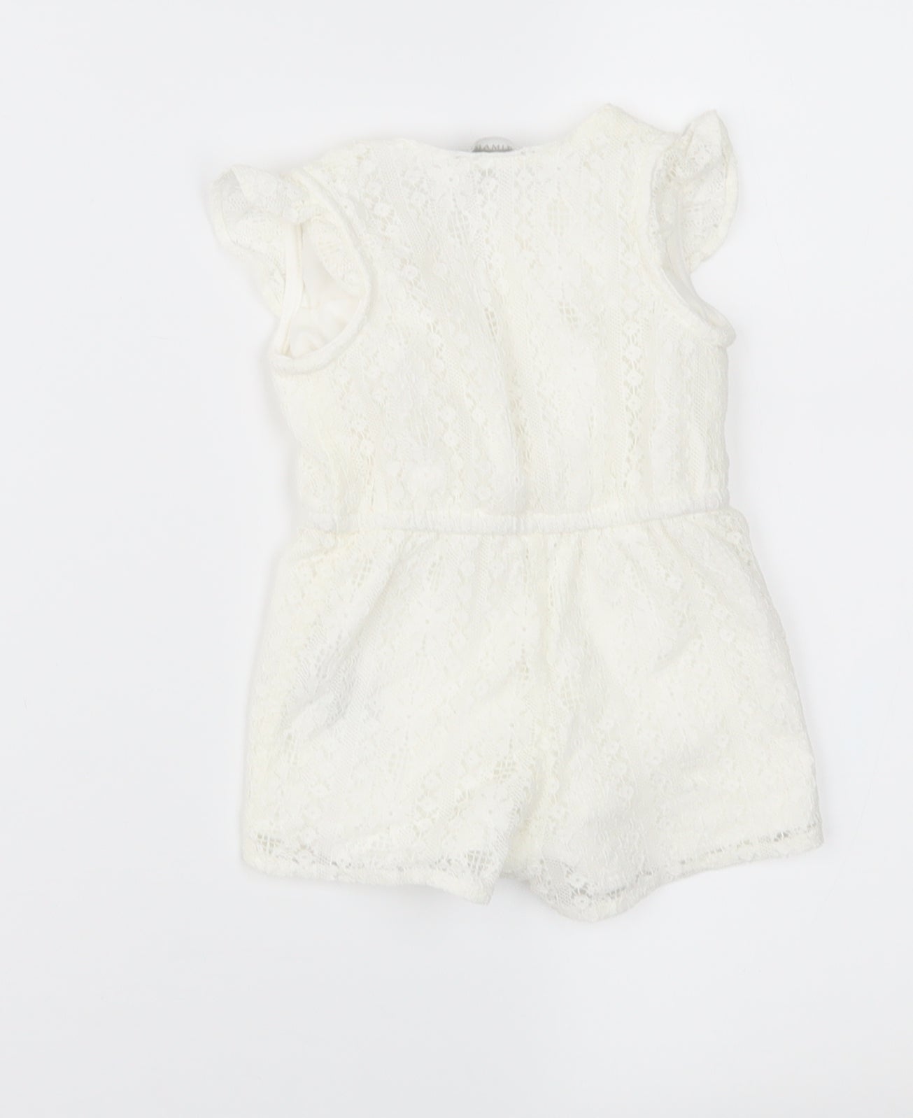 Primark Girls White  Lace Shorts One-Piece Size 3-6 Months