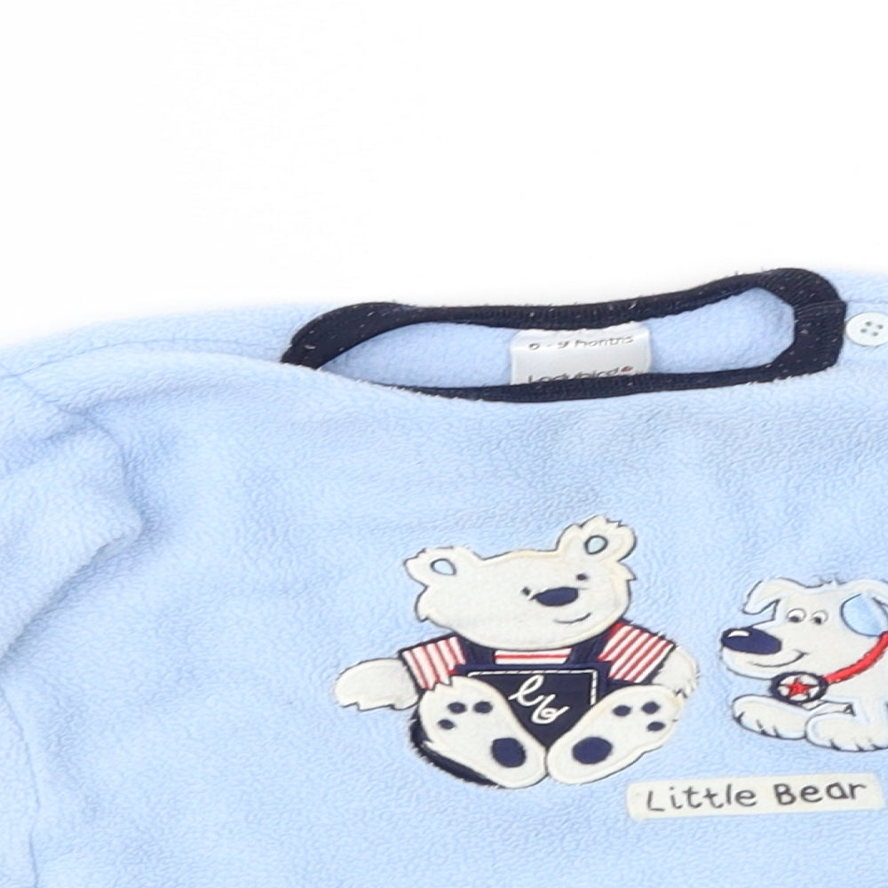 M&Co Boys Blue  Fleece Jacket  Size 6-9 Months