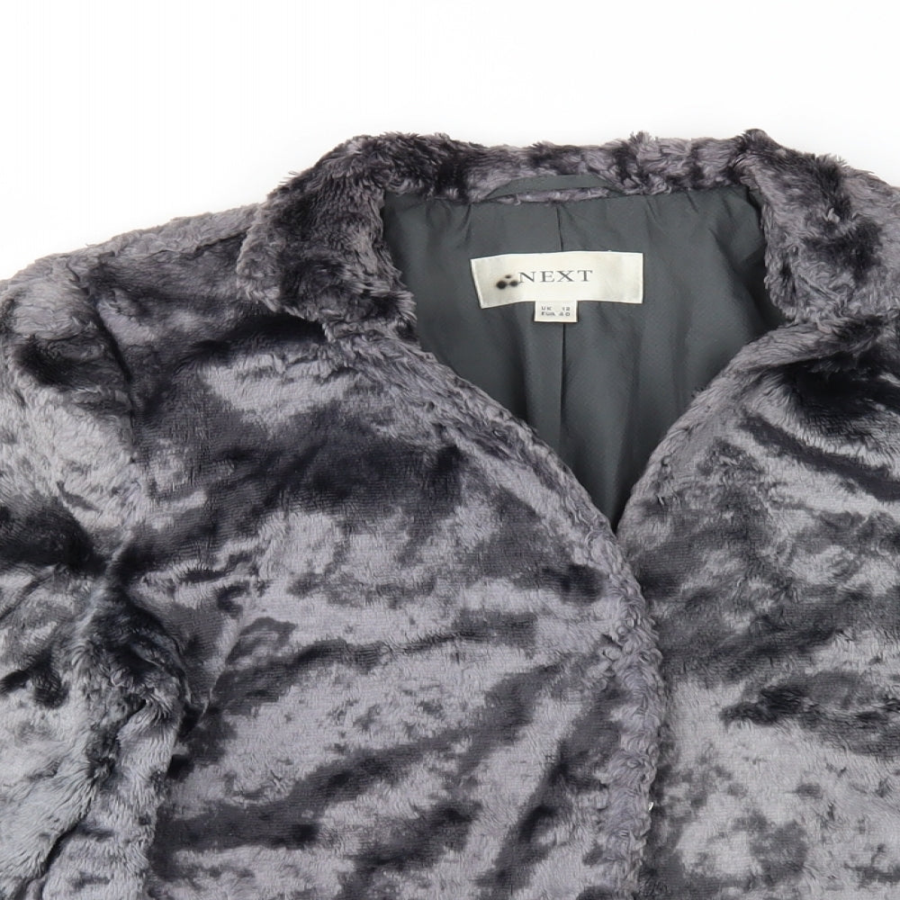 NEXT Womens Grey   Jacket Coat Size 12