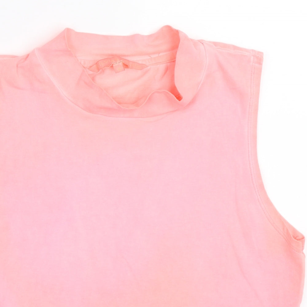 Silvian Heach Womens Pink   Basic Tank Size M