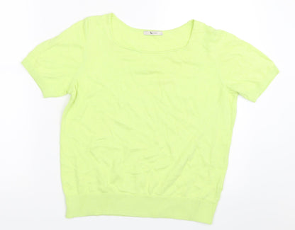 Preloved TU Womens Green   Pullover Jumper Size 10 - Front