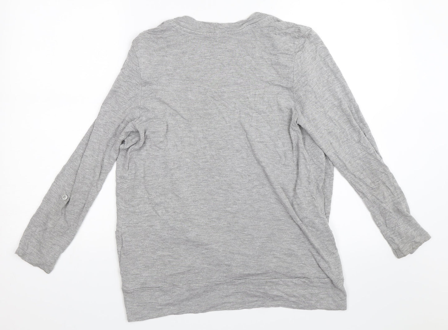 Papaya Womens Grey   Cardigan Jumper Size 16