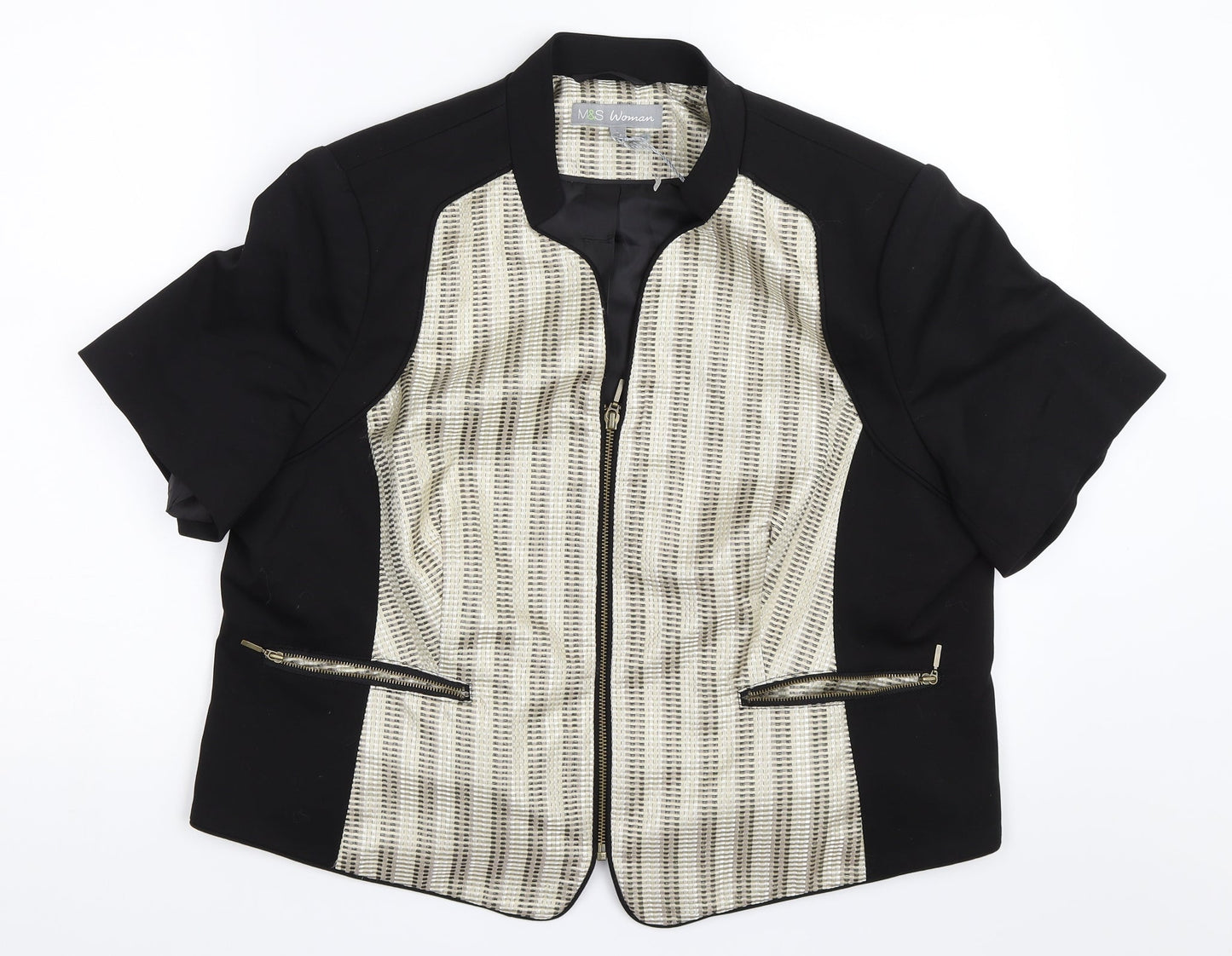 Marks and Spencer Womens Black   Jacket  Size 20