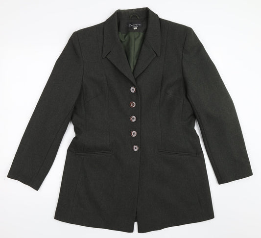 Carrera Womens Green   Jacket Blazer Size 14