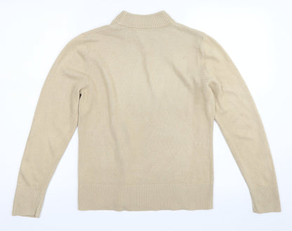 Preloved Berkertex Womens Beige   Pullover Jumper Size 12 - Back