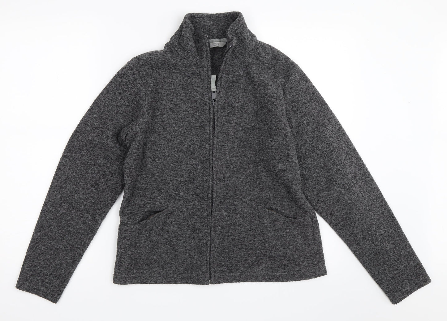 Marks and Spencer Womens Grey  Fleece Jacket  Size 14