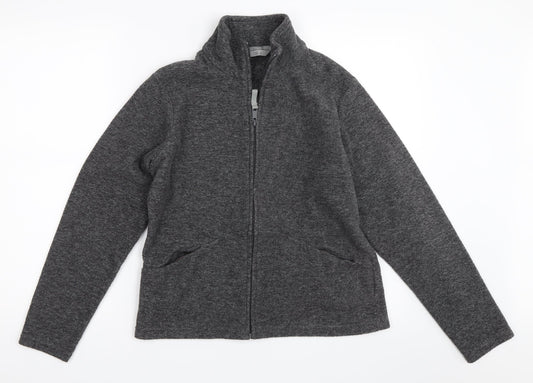 Marks and Spencer Womens Grey  Fleece Jacket  Size 14