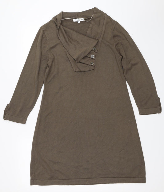 Cozzi Womens Green   Jumper Dress  Size M