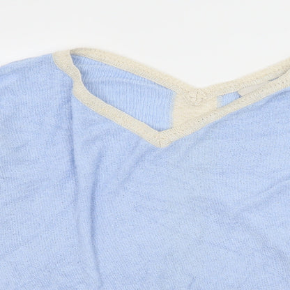Charli Womens Blue  Knit Pullover Jumper Size XS