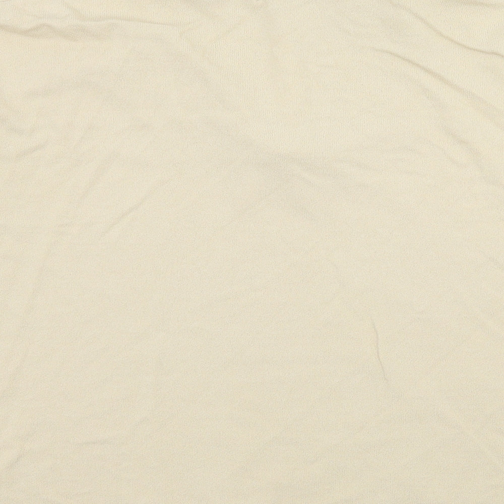 Bonmarché Womens Beige  Knit Basic T-Shirt Size XL