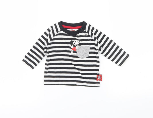 Primark Baby Multicoloured Striped  Basic Casual Size 3-6 Months  - Mickey Mouse