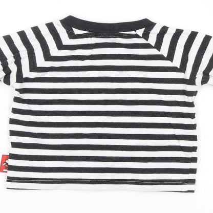 Preloved Primark Baby Multicoloured Striped  Basic Casual Size 3-6 Months  - Mickey Mouse - Label