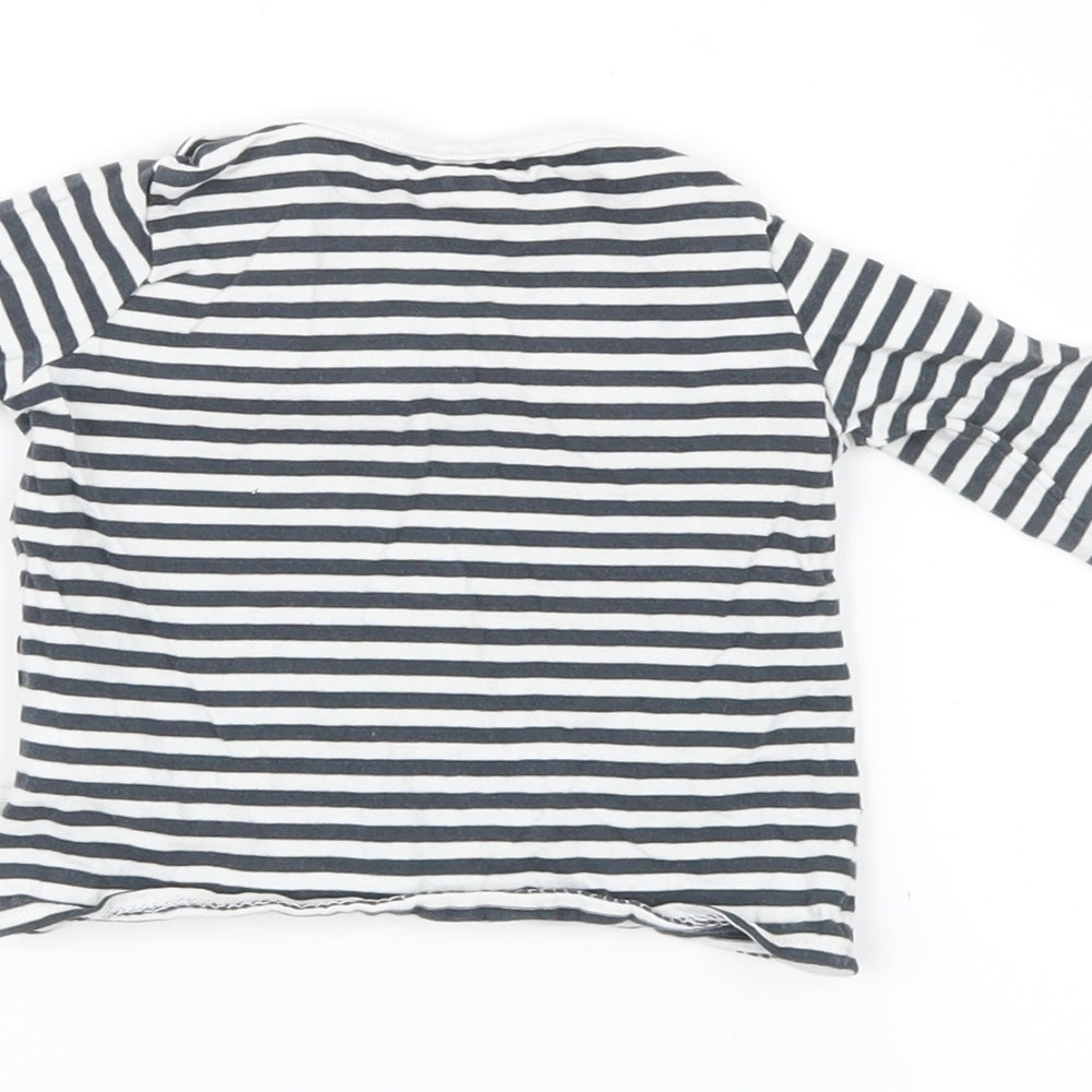 NEXT  Black Striped  Basic Casual Size 0-3 Months