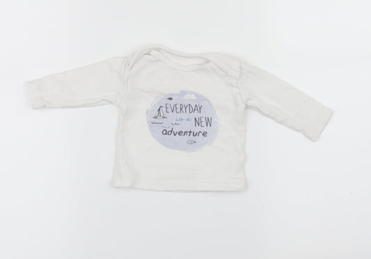Matalan Baby White   Basic Casual Size 0-3 Months