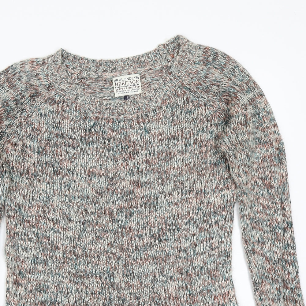 Blonde Heritage Womens Grey   Pullover Jumper Size 8