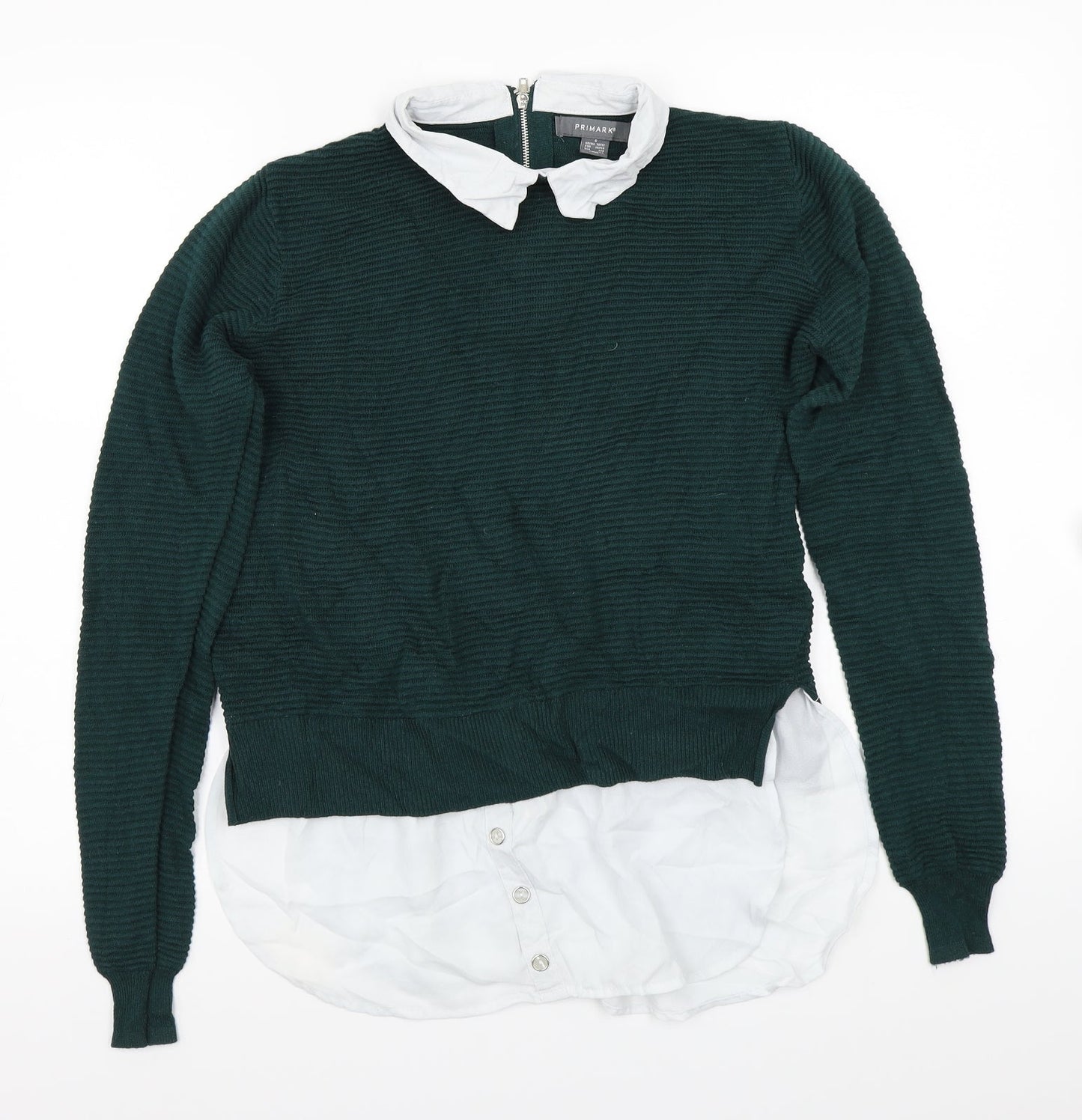 Primark Womens Green   Pullover Jumper Size S