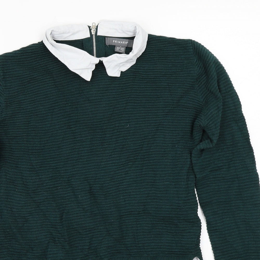 Primark Womens Green   Pullover Jumper Size S