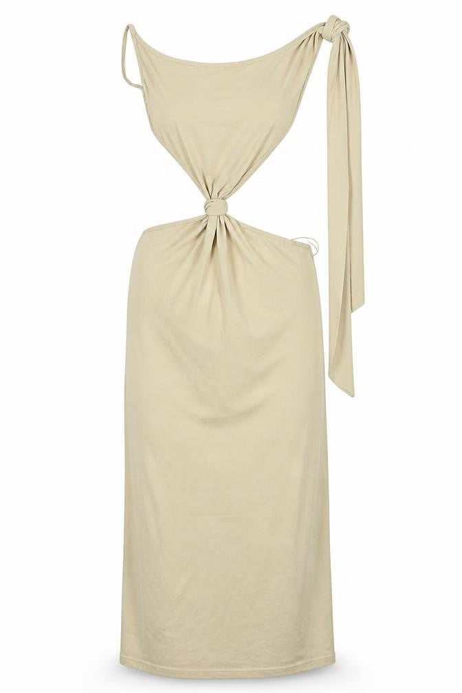 Stassie Womens Beige   A-Line  Size 8