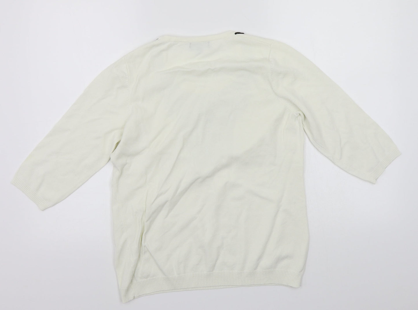Antea Womens White   Basic Polo Size 16