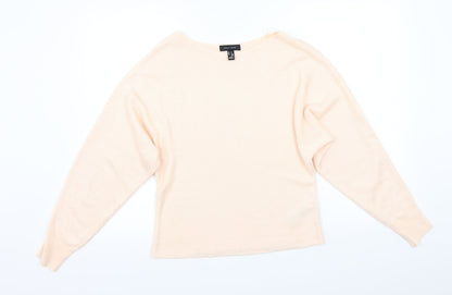 Preloved Newlook Womens Pink   Pullover Jumper Size S - Front