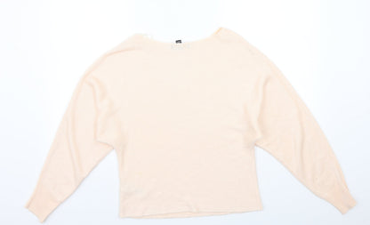 Preloved Newlook Womens Pink   Pullover Jumper Size S - Back