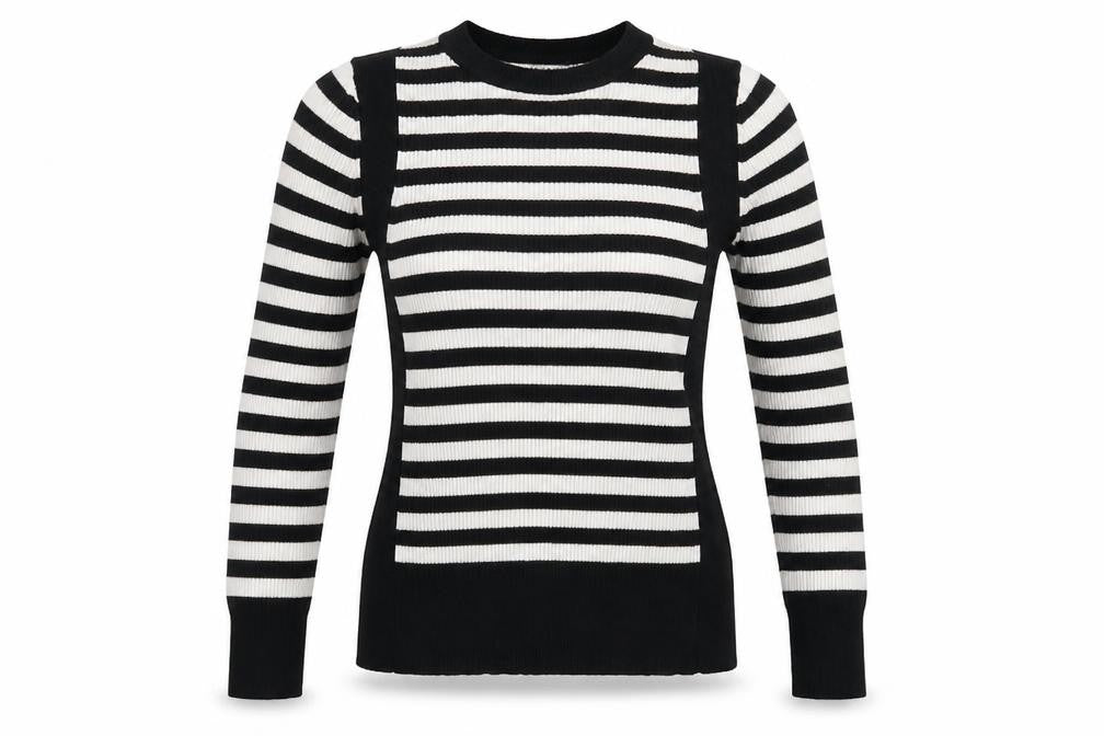 Marks & Spencer Womens Multicoloured Striped Knit Pullover Jumper Size 10