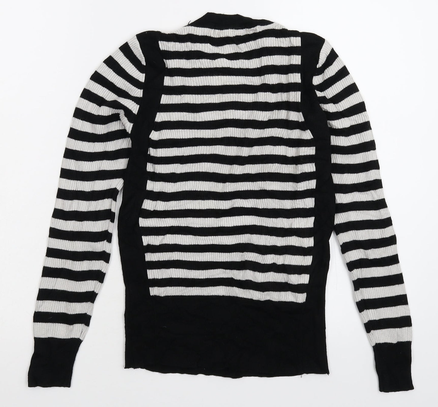 Marks and Spencer Womens Multicoloured Striped Knit Pullover Jumper Size 10