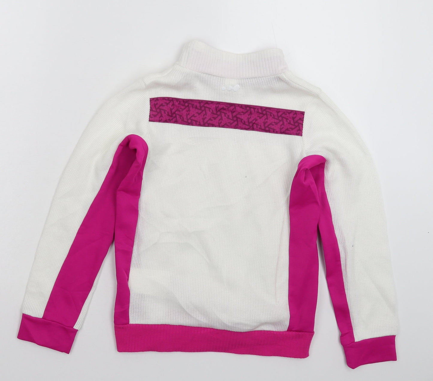 DECATHLON Girls White   Pullover Sweatshirt Size 10 Years