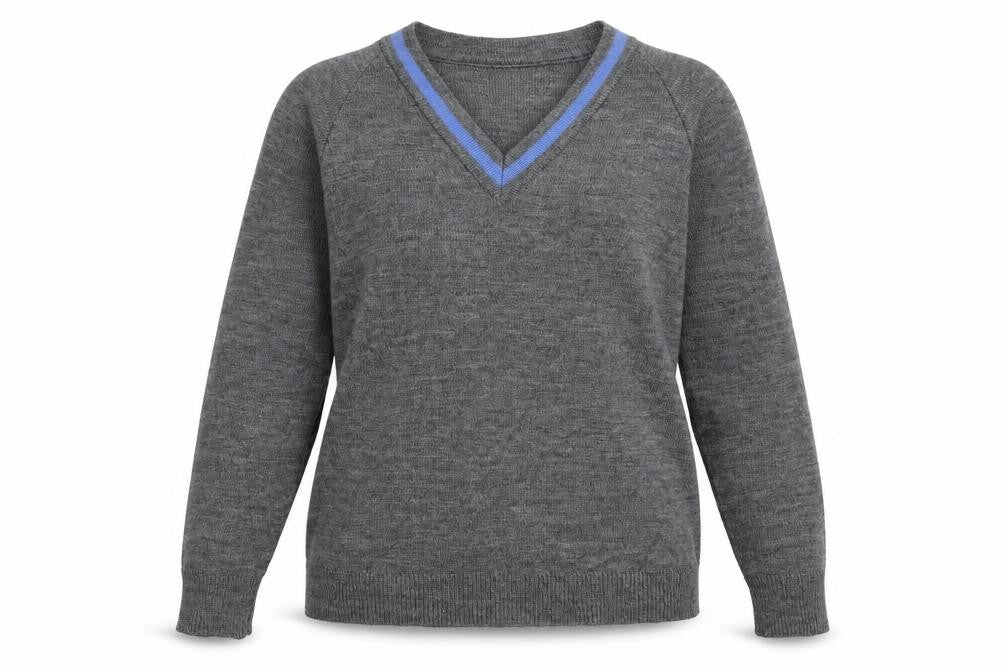 Charles Kirk Womens Grey  Knit Pullover Jumper Size S