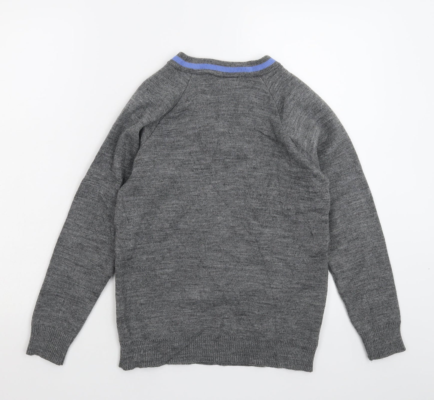Charles Kirk Womens Grey  Knit Pullover Jumper Size S