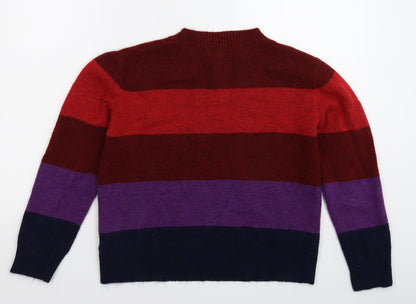 Sweewë Womens Multicoloured Knit Pullover Jumper Size M
