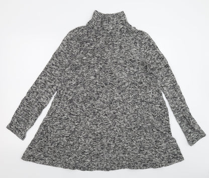 Preloved FOREVER 21 Womens Grey  Knit Pullover Jumper Size M - Front