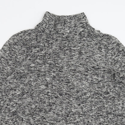 Preloved FOREVER 21 Womens Grey  Knit Pullover Jumper Size M - Detail