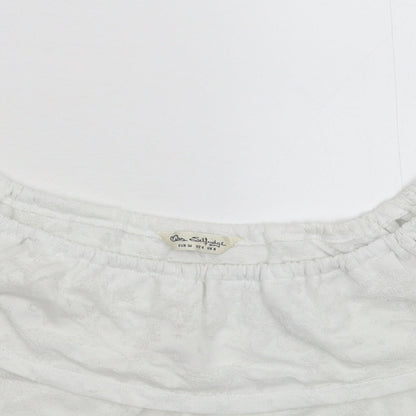 Miss Selfridge Womens White   Cropped Tank Size 8
