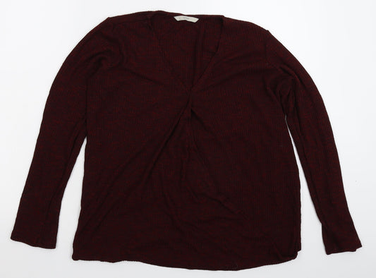 George Womens Brown  Knit Pullover Jumper Size 12