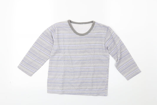 Preworn Girls Blue   Pullover Sweatshirt Size M