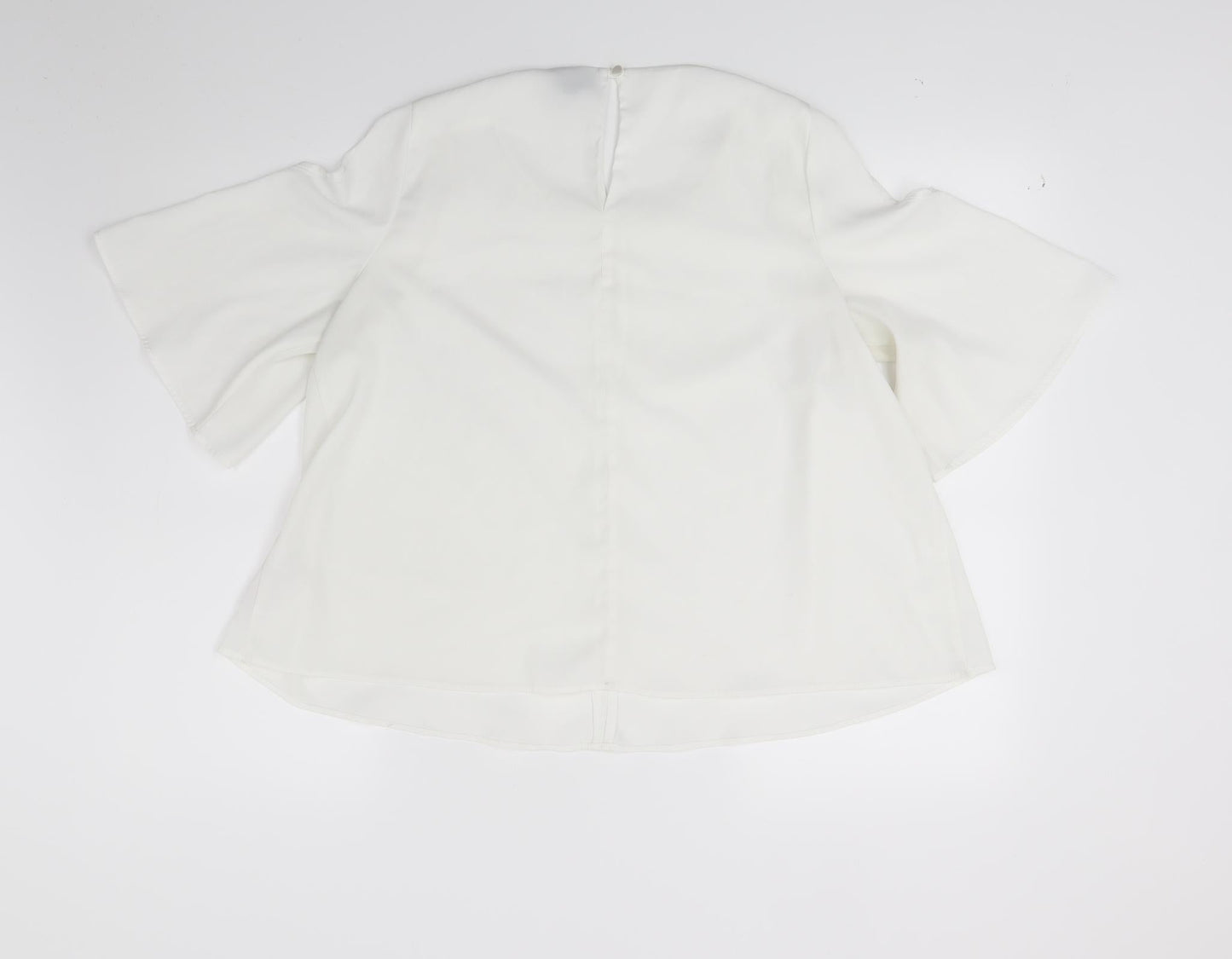 Topshop Womens White   Basic Blouse Size 12