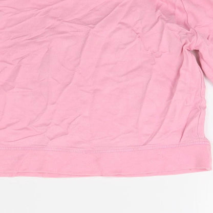 Preloved Pineapple Girls Pink   Pullover Sweatshirt Size 9-10 Years  - 79 Pineapple - Label