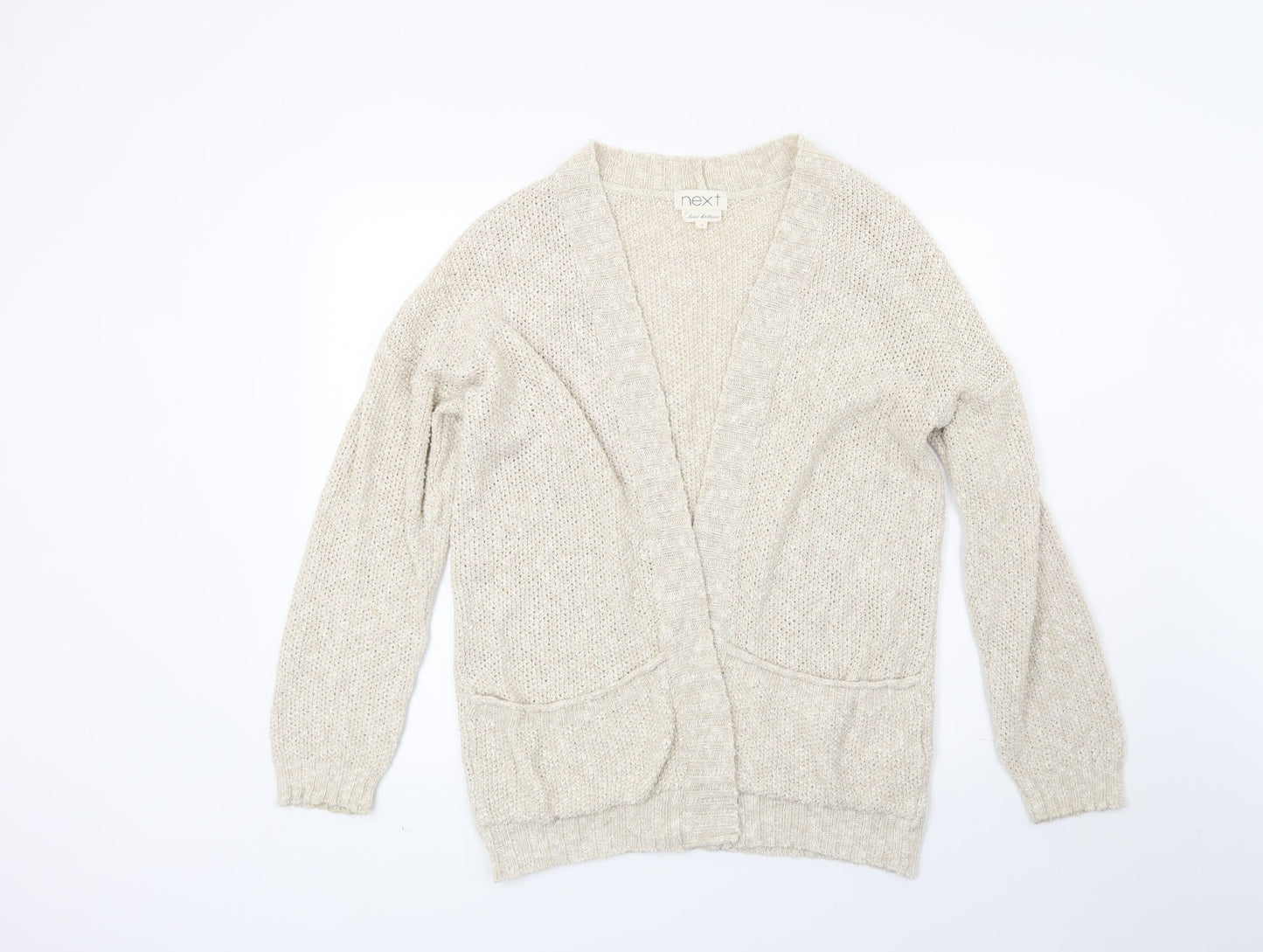 NEXT Womens Beige  Knit Pullover Jumper Size 10