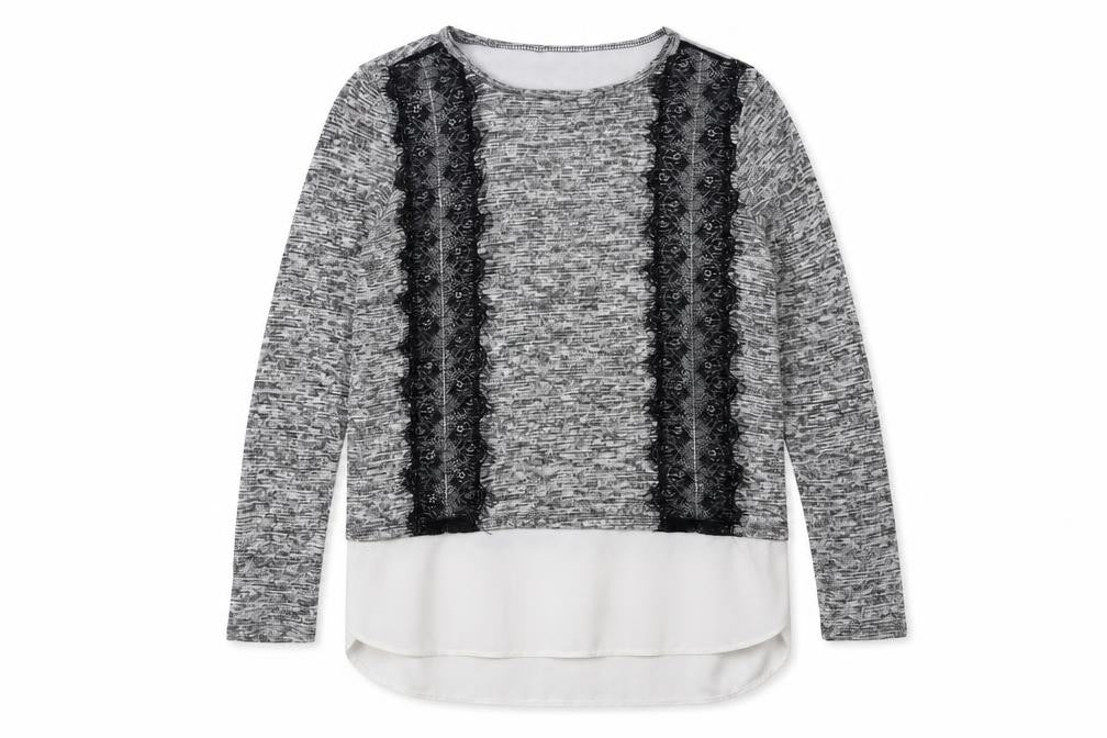 Oasis Womens Grey  Knit Pullover Jumper Size S