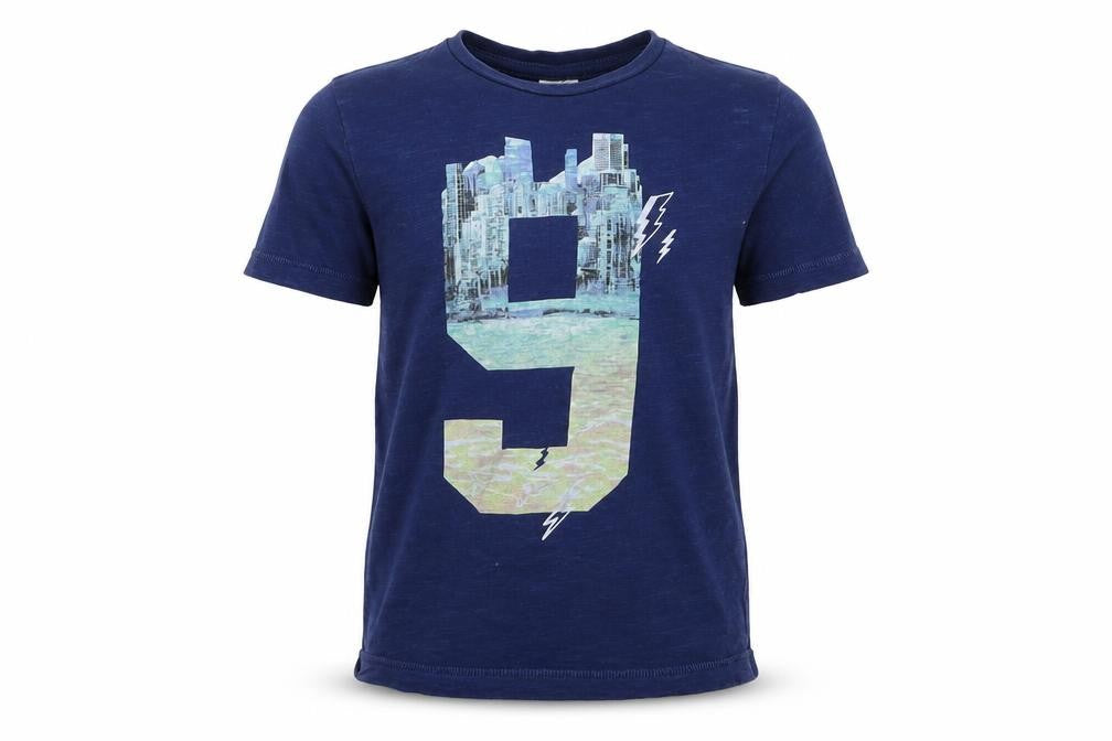 Preworn Boys Blue   Basic T-Shirt Size 3 Years  - Number 9