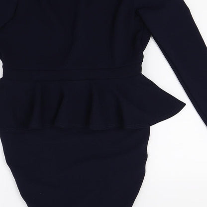 Boohoo Womens Blue   A-Line  Size 10