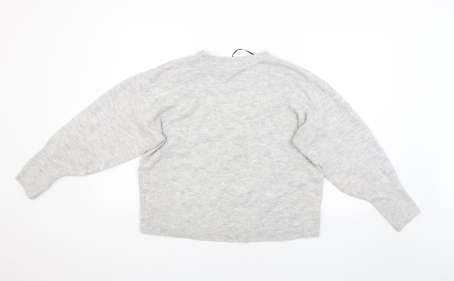 H&M Womens Grey   Pullover Jumper Size M