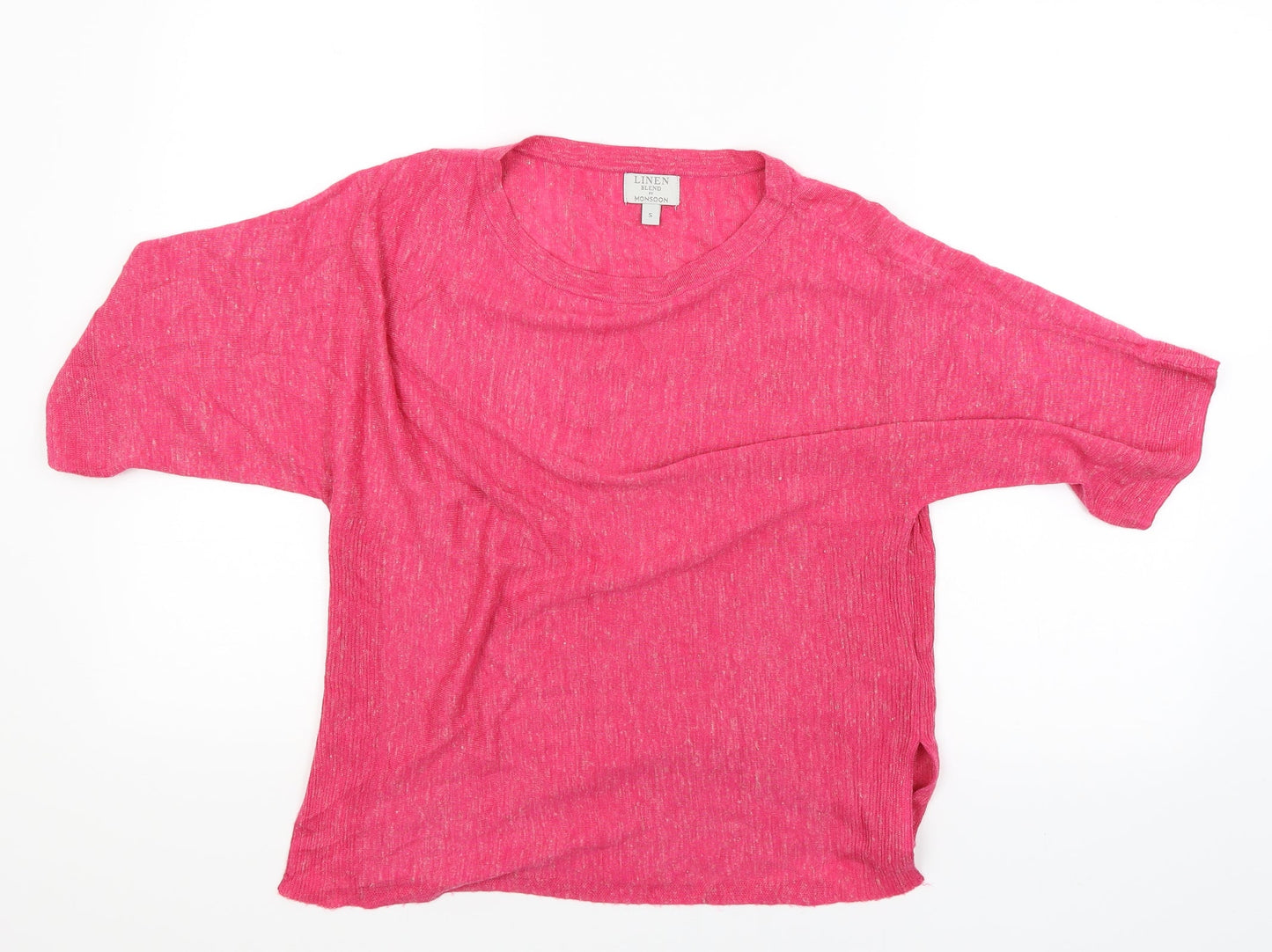 Monsoon Womens Pink   Pullover Jumper Size S
