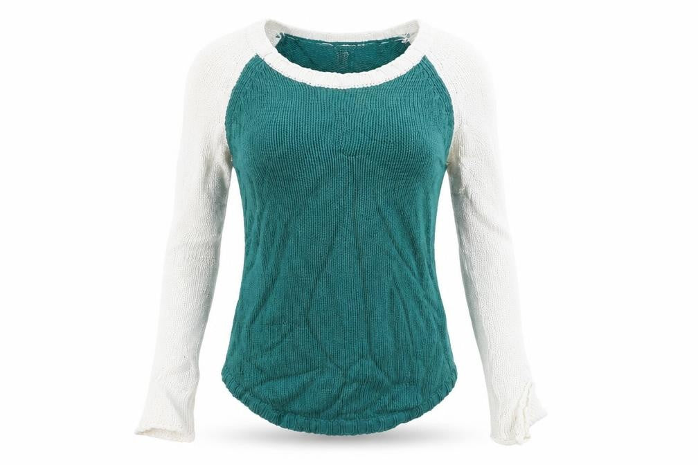 Rainbow Womens Green   Pullover Jumper Size 4