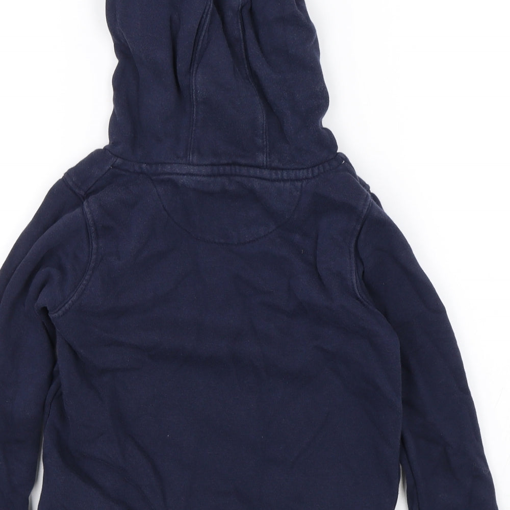 M&S Boys Blue   Pullover Hoodie Size 4-5 Years