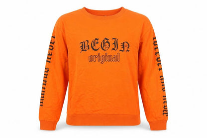 Divided Womens Orange   Pullover Jumper Size XS
