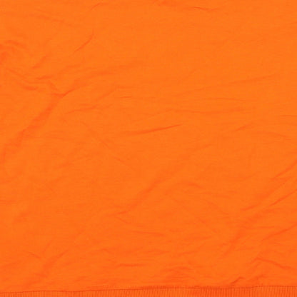 Divided Womens Orange   Pullover Jumper Size XS